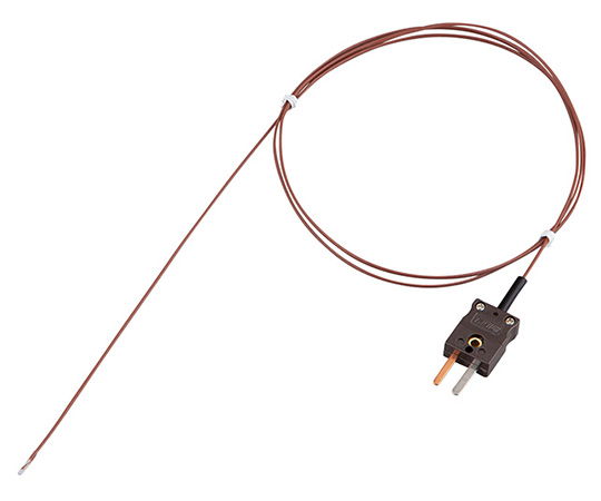 細型T熱電対センサー(フッ素樹脂モールドタイプ) φ0.32×1000mm MOT-T03210XQ MOT-T03210XQ(1本)
