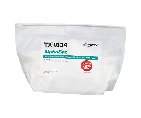 プリウェットワイパー AlphaSat 200枚入 TX1034 TX1034(1袋(200枚入り))