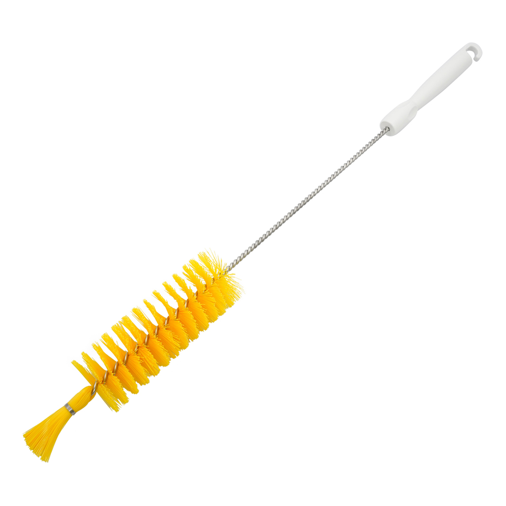 パイプクリーナーホ付(PBT毛) 500×135×φ50mm イエロー ABS-PH-50Y
