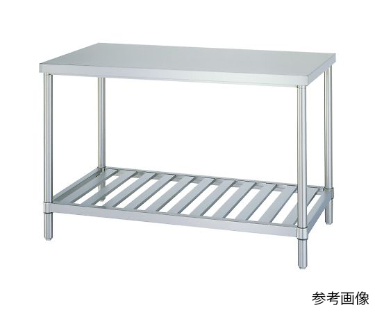 静音ステンレス作業台 幅750×奥行600×高さ800mm WS-7560SI