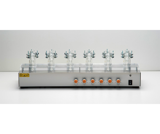 タテ型膜透過実験装置 20mLセル用6連スターラー CL1101-04-10 CL1101-04-10(1個)