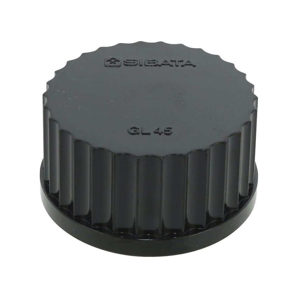 ねじ口瓶交換用キャップ(デュラン) 黒 017200-450A(バラ)