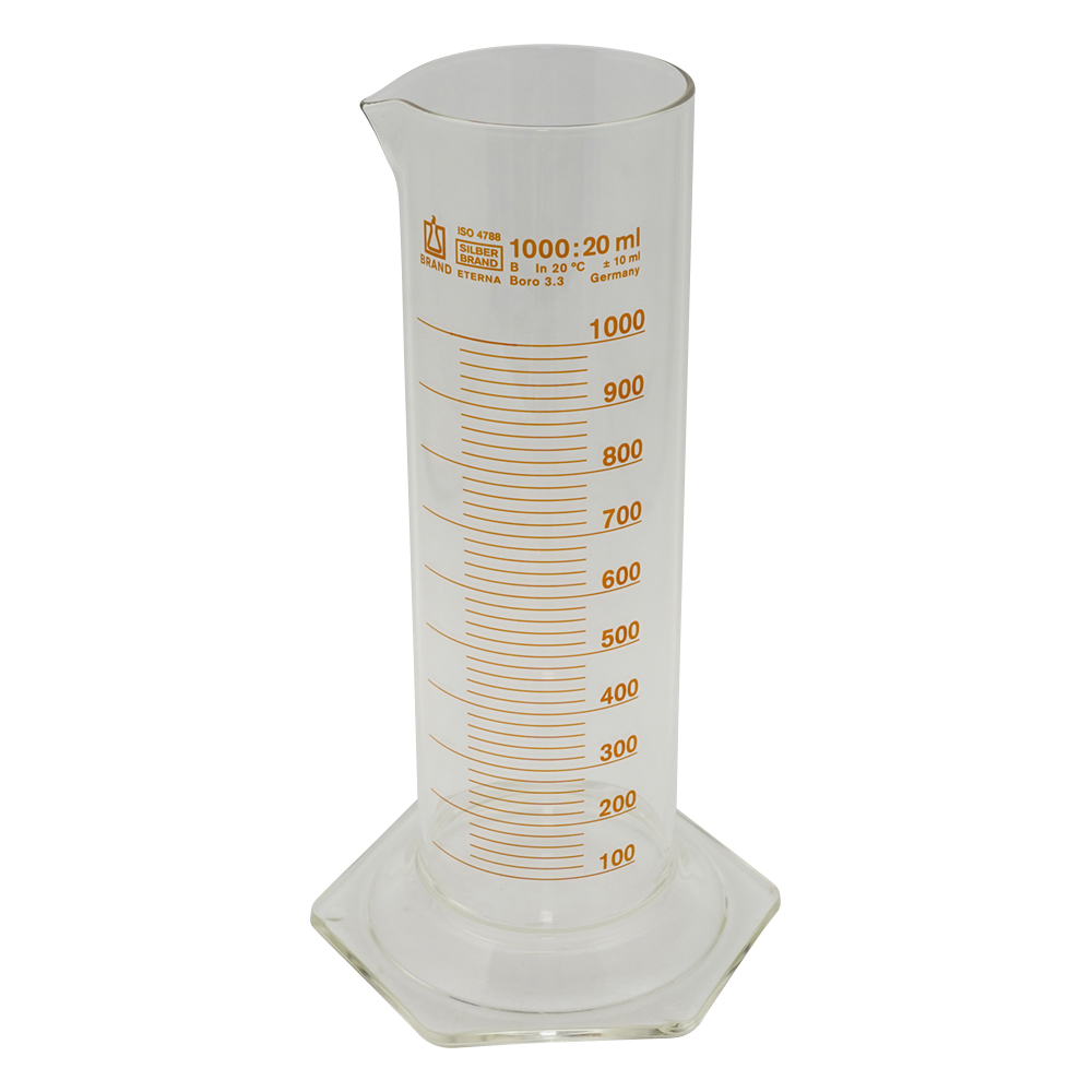 メスシリンダー(太型) 1000mL 42062 42062(1本)