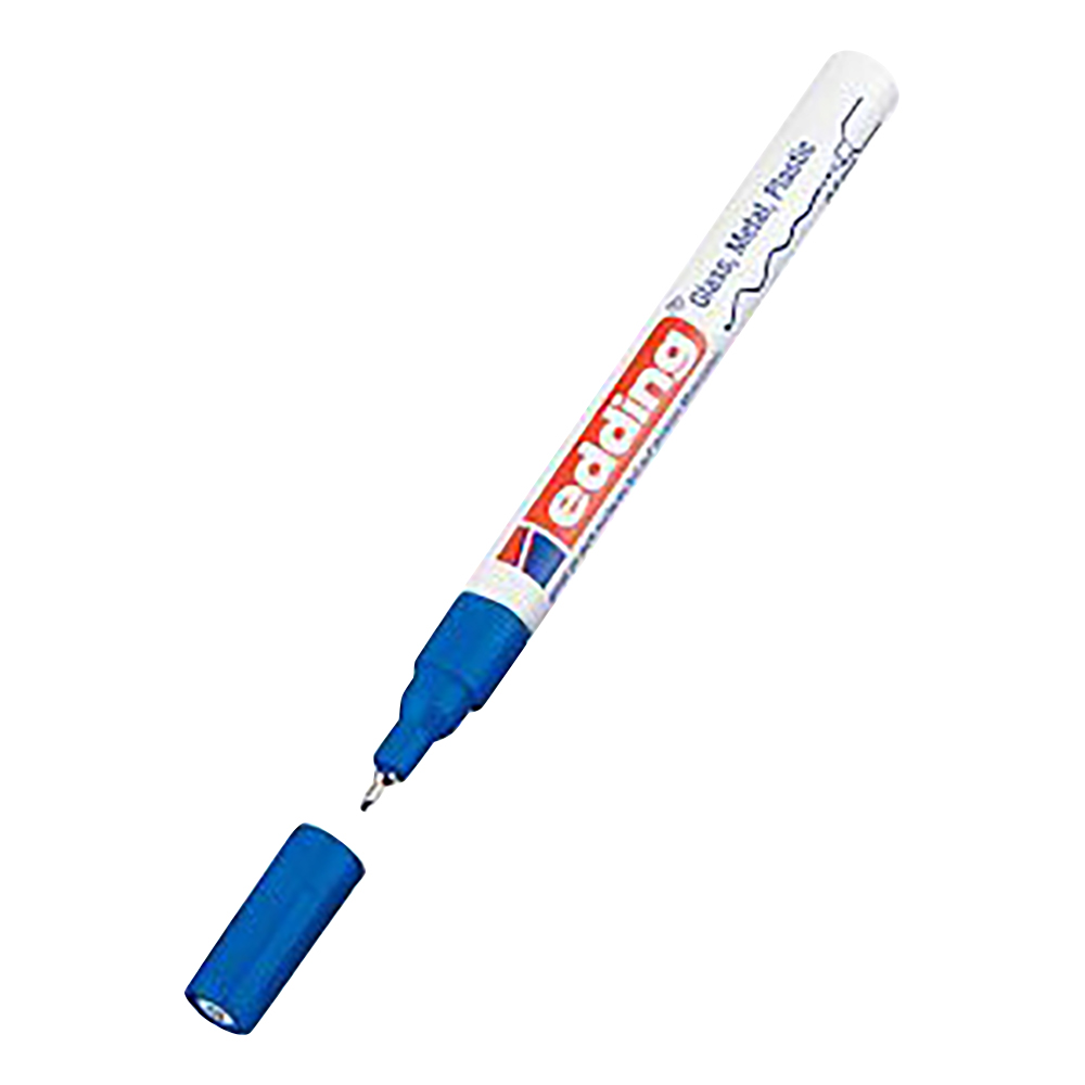 ペイントマーカー(耐熱・耐アルコール) φ0.8mm 青 4-780-9-003