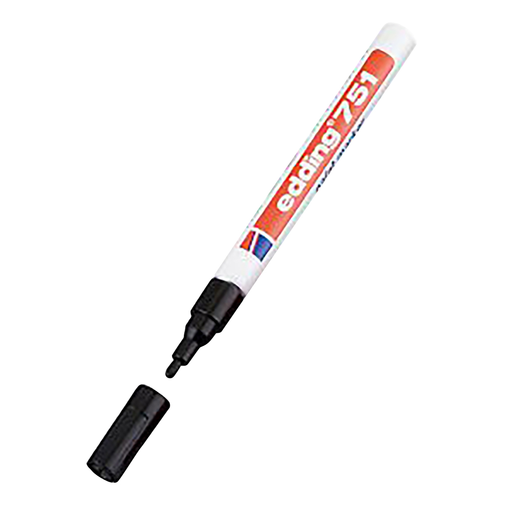 ペイントマーカー(耐熱・耐アルコール) φ1~2mm 黒 4-751001