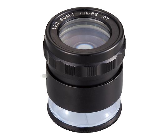 LEDライト付スケールルーペ 10× MG7174