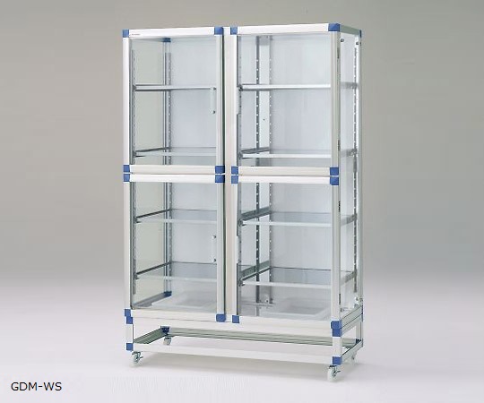 ガス置換デシケーター(マグネットパッキン扉仕様) ステンレス 1152×517×1765mm GDM-WS