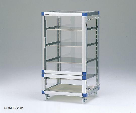 ガス置換デシケーター(マグネットパッキン扉仕様) ステンレス 574×517×1085mm GDM-BG1KS