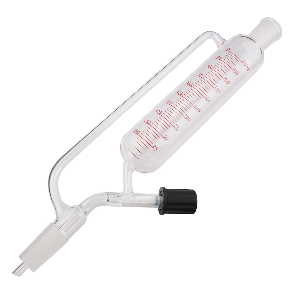 分液ロート(平衡型、ニードルバルブ、目盛付) 250mL SFV250-2440