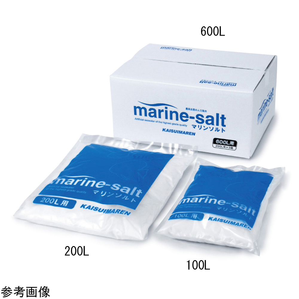 4-3516-01 人工海水 マリンソルト 100L カイスイマレン 印刷