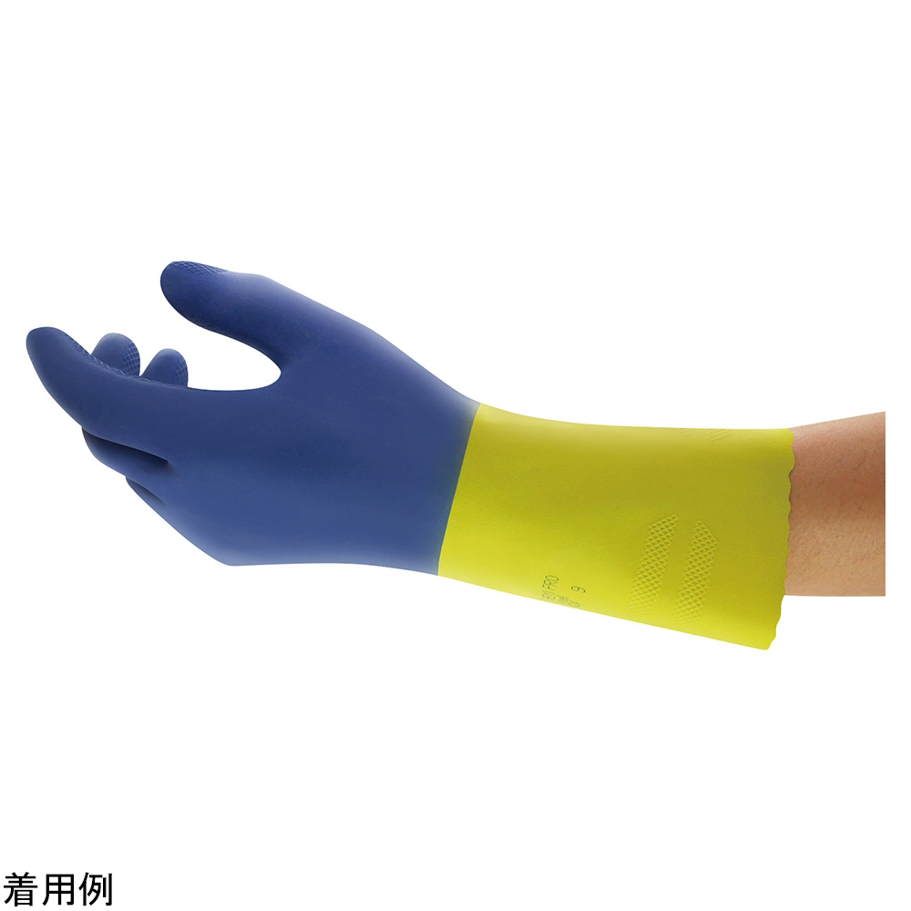 4-3670-01 耐薬品手袋(アルファテック・87‐224)M アンセル