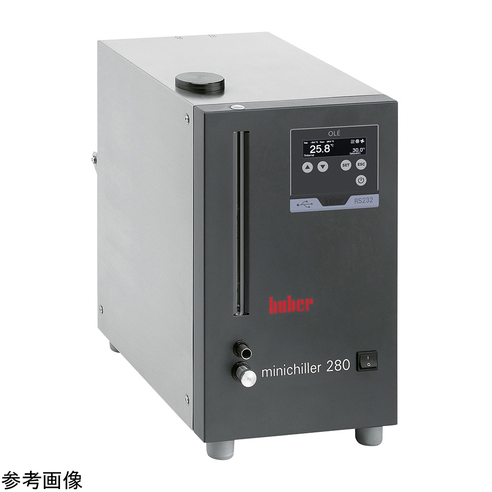4-3927-02 ラボ用小型ノンフロンチラー minichiller280/300 OLE AC220-240V 50/60Hz 2.5A