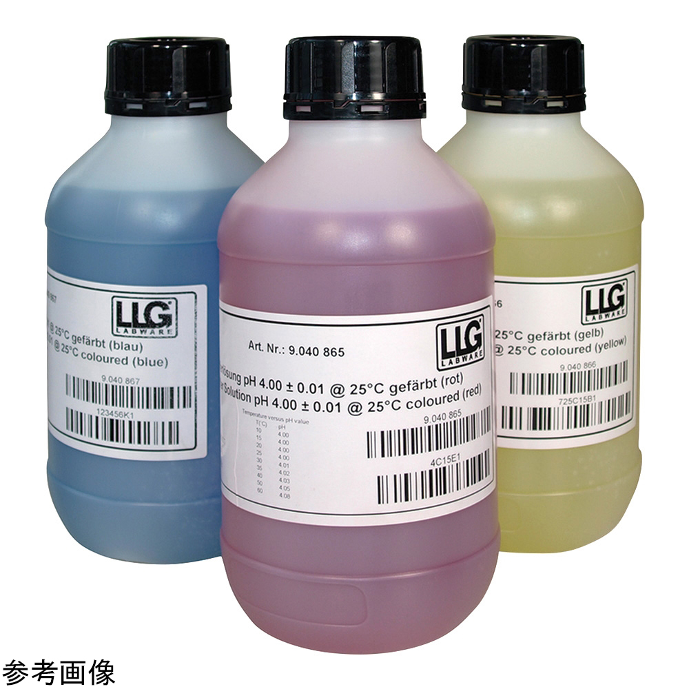 【受注停止】4-4108-03 pH標準液 25°C pH10.00±0.01 1000mL LLG Labware