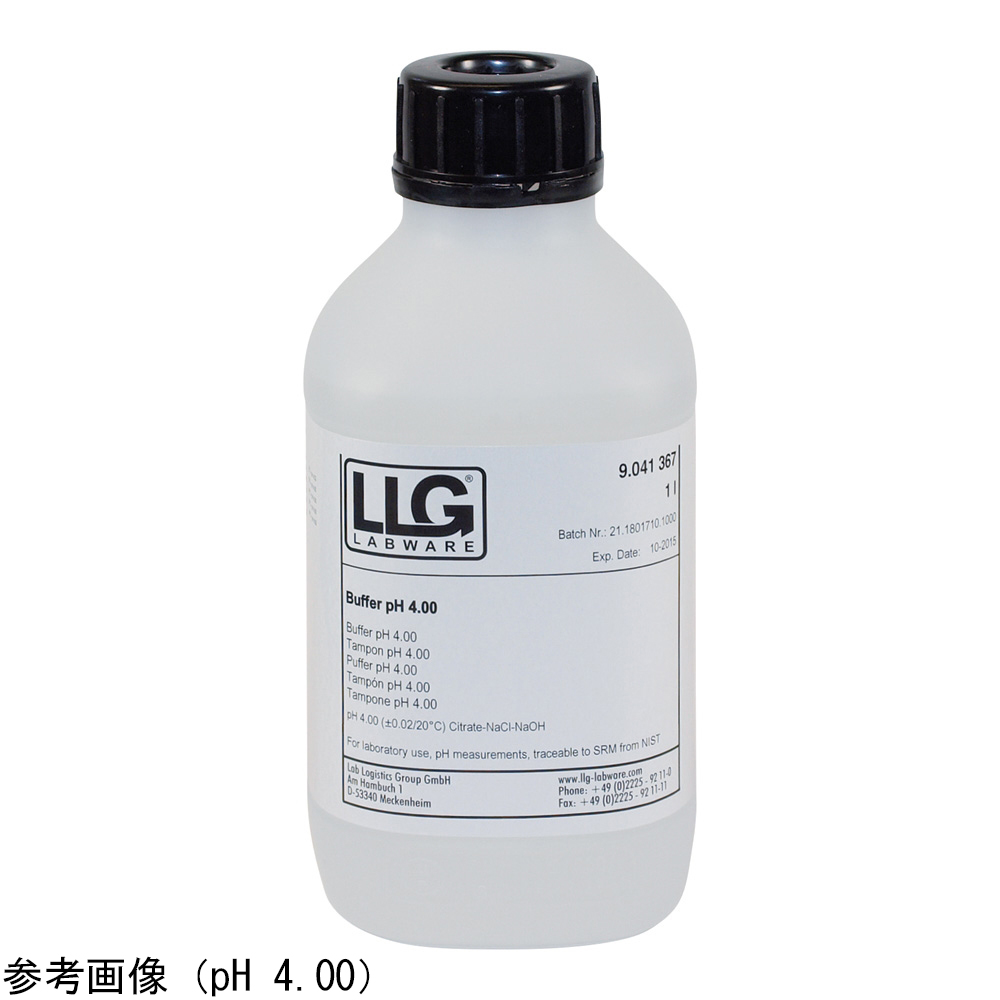 【受注停止】4-4109-03 pH標準液 20°C pH10.00±0.01 1000mL LLG Labware