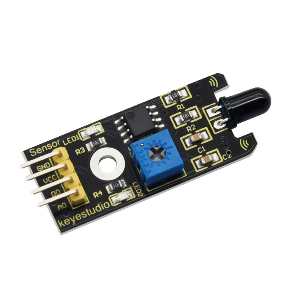 4-4155-01 炎センサー(Arduino用)Arduino標準 Keyestudio