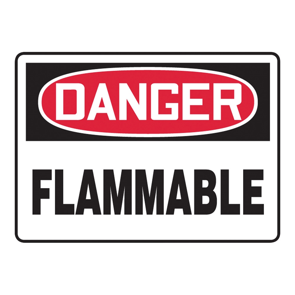 4-4747-03 警告・注意喚起ラベル(英字)Flammable Accuform