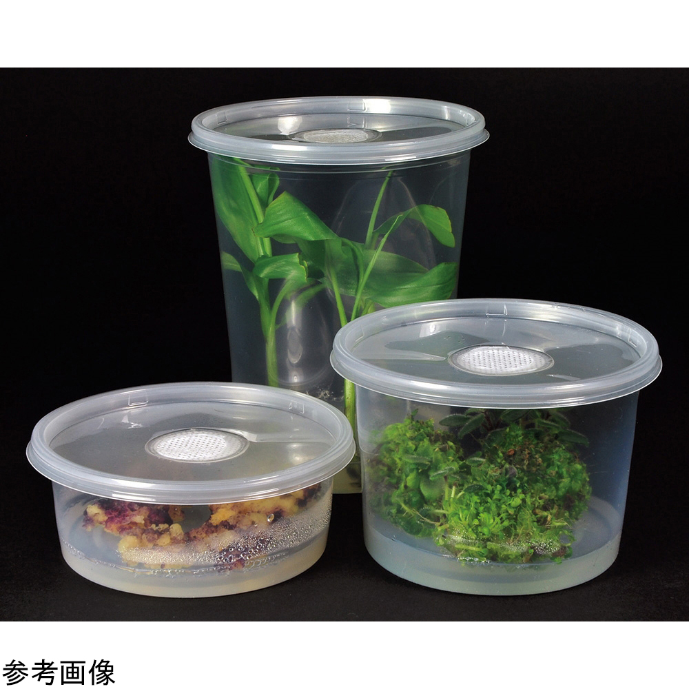 4-4847-08 植物培養容器(PhytoCon)ベント付きフタ(25個) PhytoTechnology Laboratories, LLC