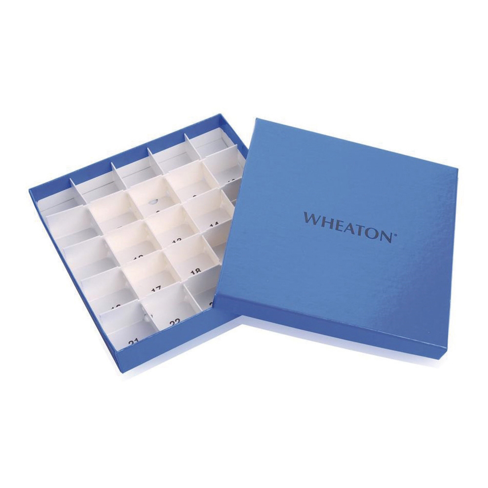 4-4997-02 ティシューバイアル用サンプル容器 ブルー WHEATON 印刷