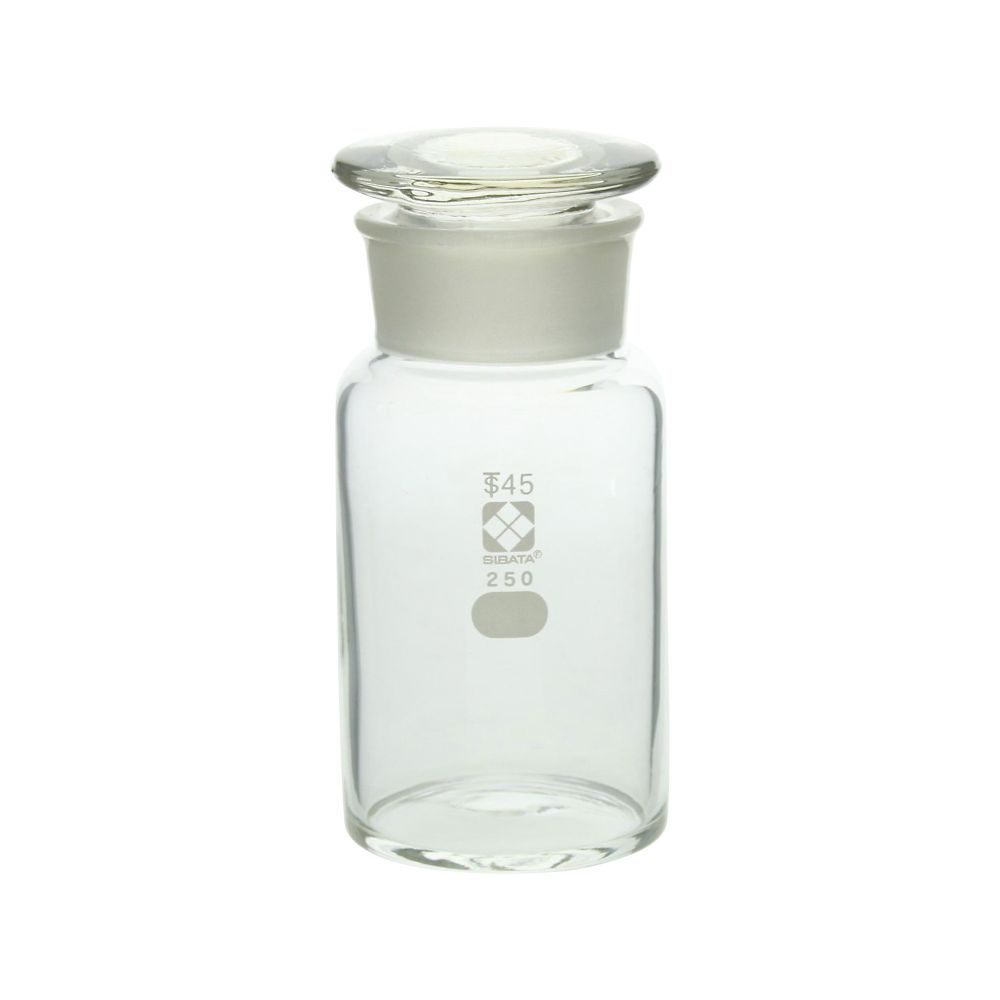 017070-250A(バラ) 広口試薬びん 透明 250mL 柴田科学(SIBATA)