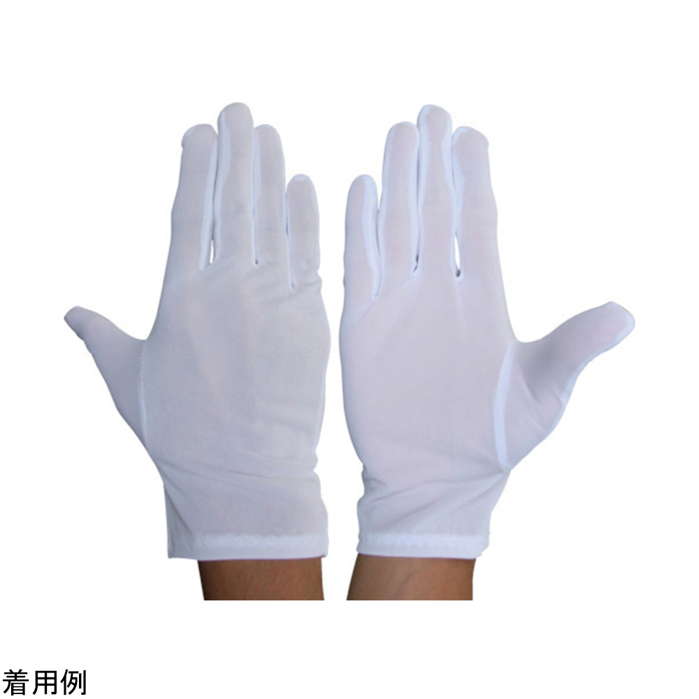4-5186-01 作業用ナイロンマチ付き手袋(薄手)SS(12双) ウインセス