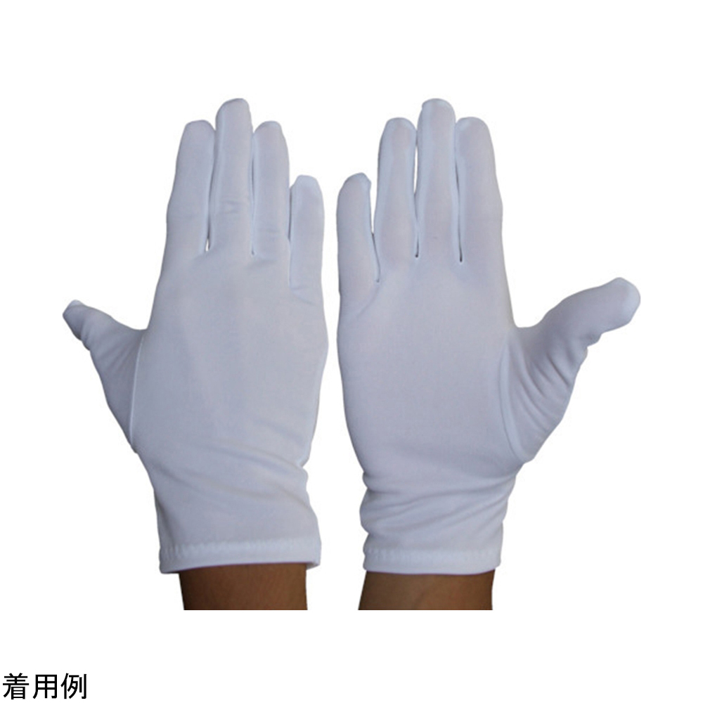 4-5187-03 作業用ナイロンマチ付き手袋(厚手)L(12双) ウインセス