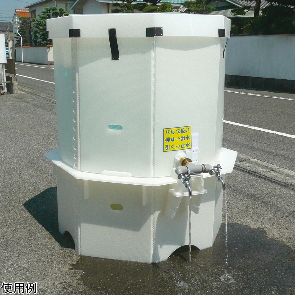 4-5267-01 組立式受水槽(LCコンテナ)軽四輪トラック積載可(1000L