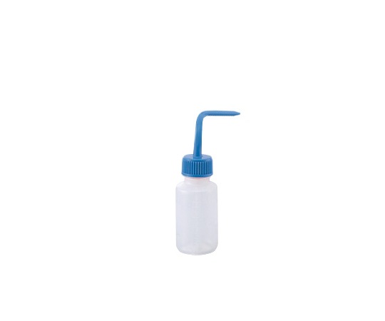 カラフル洗浄瓶 細口(青)100mL