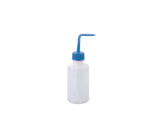 カラフル洗浄瓶 細口(青)250mL