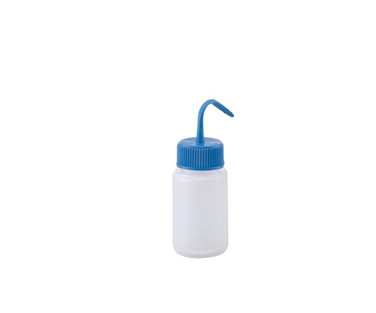 カラフル洗浄瓶 広口(青)250mL