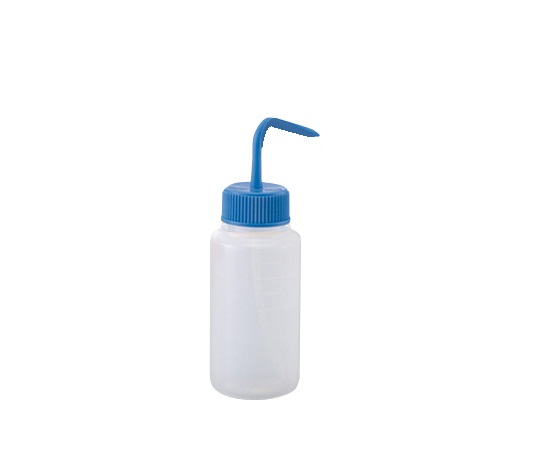 カラフル洗浄瓶 広口(青)500mL