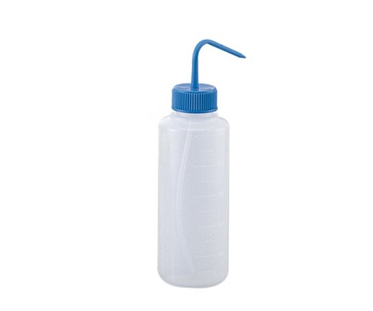 カラフル洗浄瓶 広口(青)1000mL