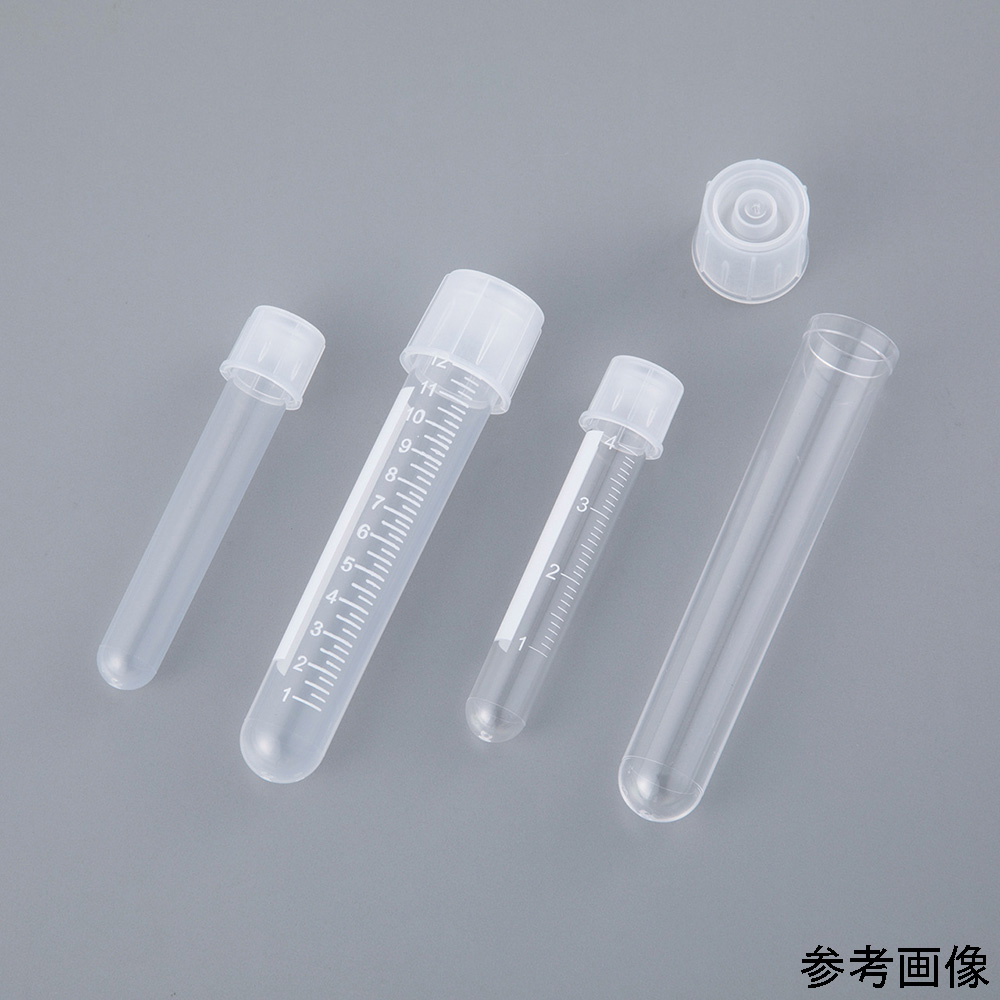 4-6494-12 滅菌PSチューブ(目盛付) 15ml 500本(25本×20)入り 34181021Z 34181021Z(1箱(25本×20袋入り))
