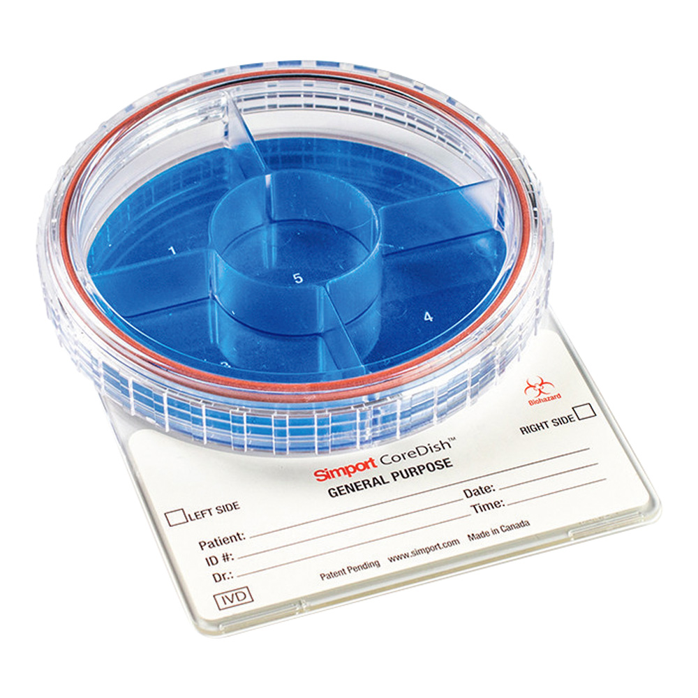 生理検体保管容器 COREDISH? 5画分 10枚入 M971-D5 M971-D5(1ケース(10個入り))