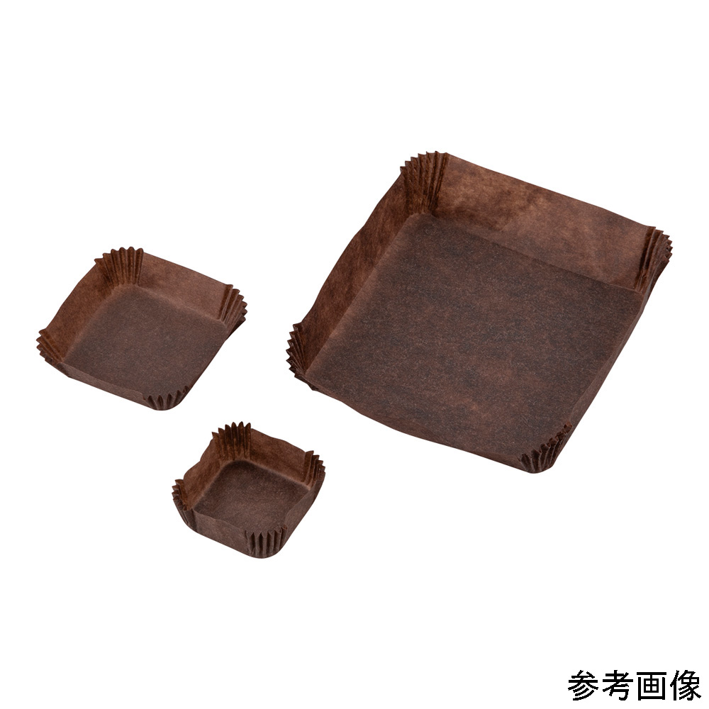 生分解性計量紙 Brown 92×92×25mm 250枚入 20203 20203(1パック(250枚入り))