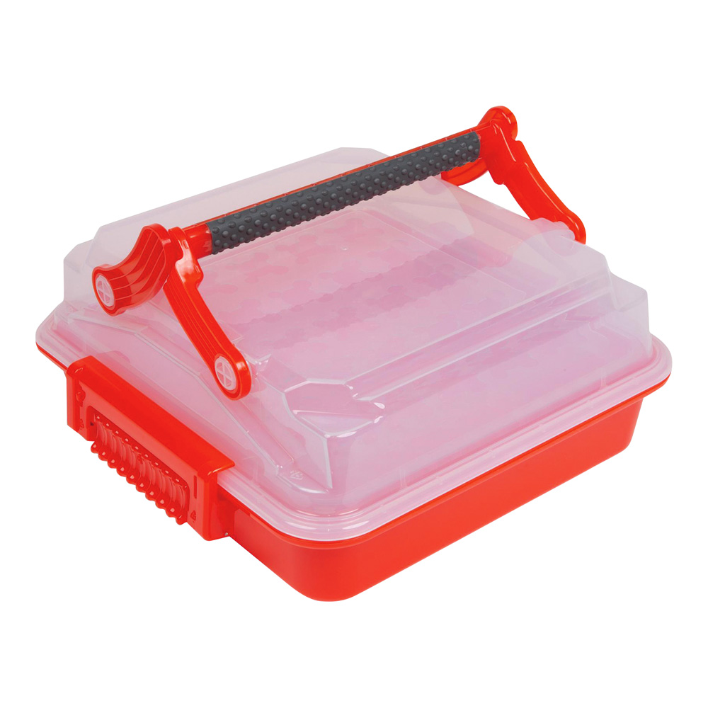 サンプル運搬ボックス Duraporter レッド 406×414×178mm 120927 120927(1個)