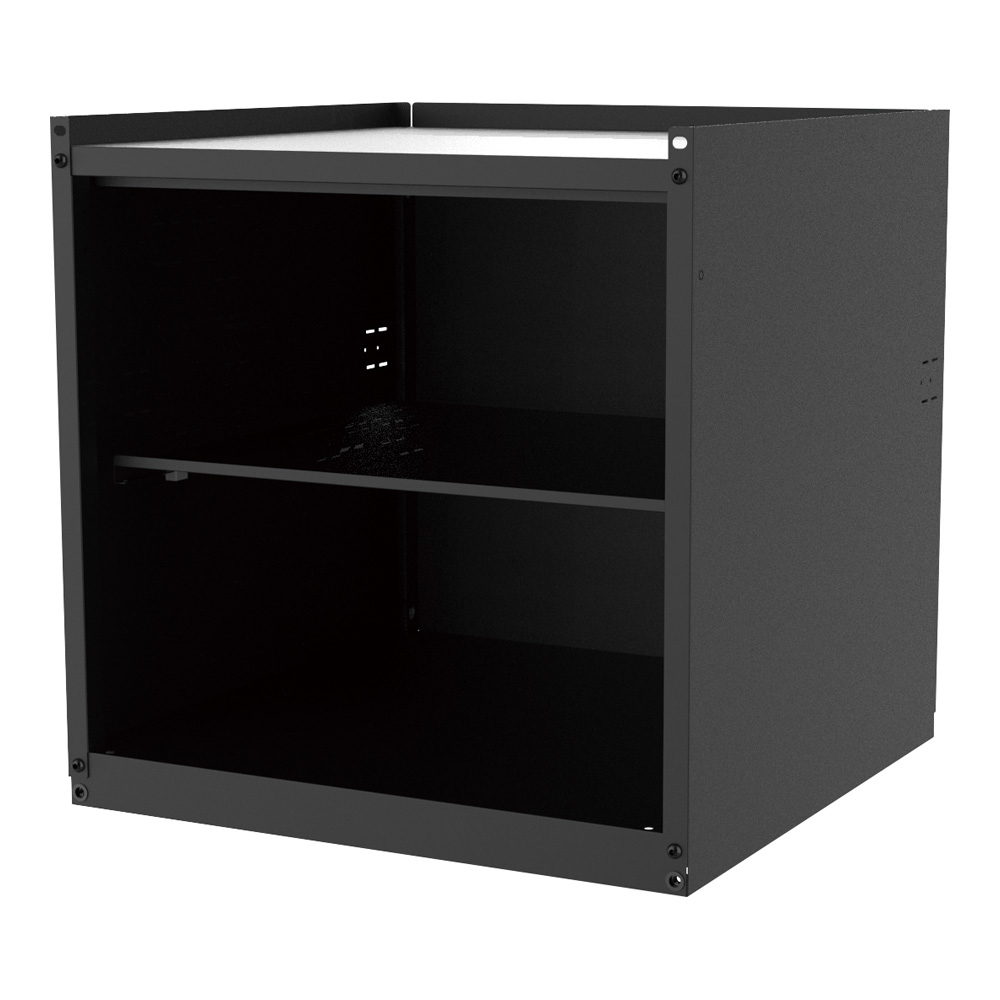 モジュール式キャビネット 2段 オープンタイプ 480×460×490mm ATN19AC00-03 ATN19AC00-03(1台)