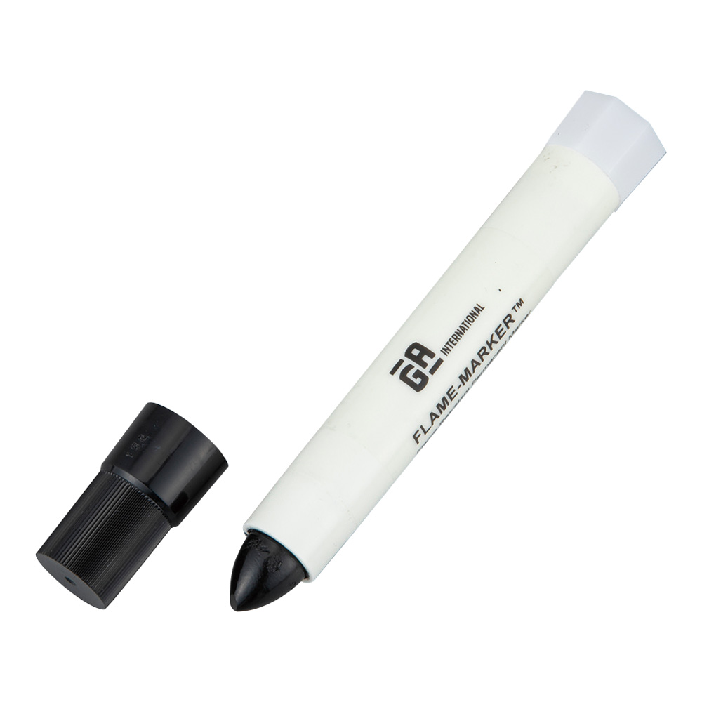 金属表面向け難燃性マーカー Flame-Marker 黒 -196~1,200°C対応 FLM-1B FLM-1B(1本)