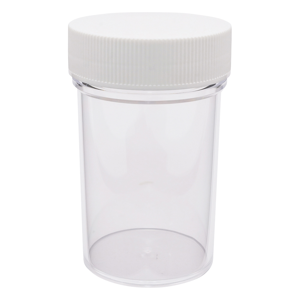 5-027-03 スチロールT型瓶 白 350mL
