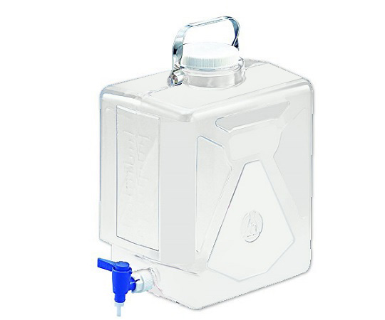 Nalgene 透明活栓付角型瓶 No.2322-0050(20L)