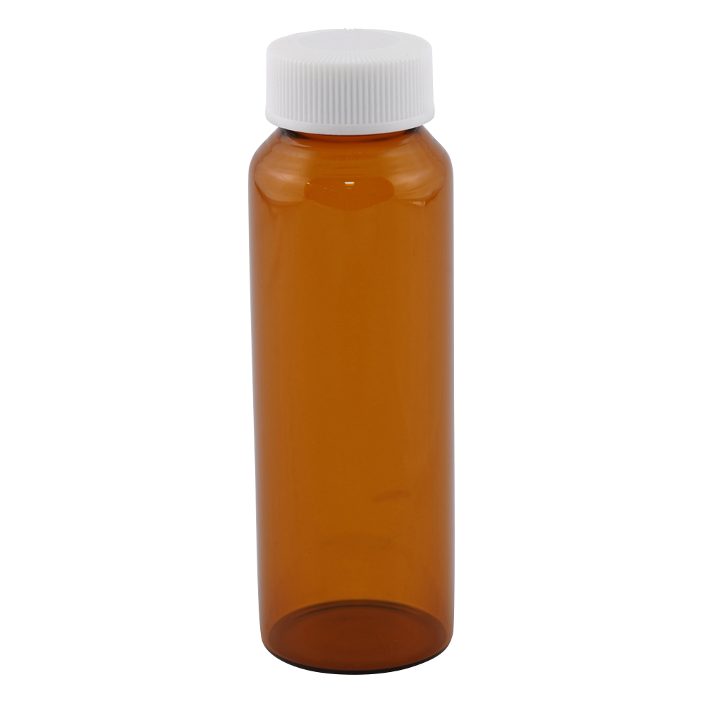 スクリュー管 褐色 110mL No.8(1本)