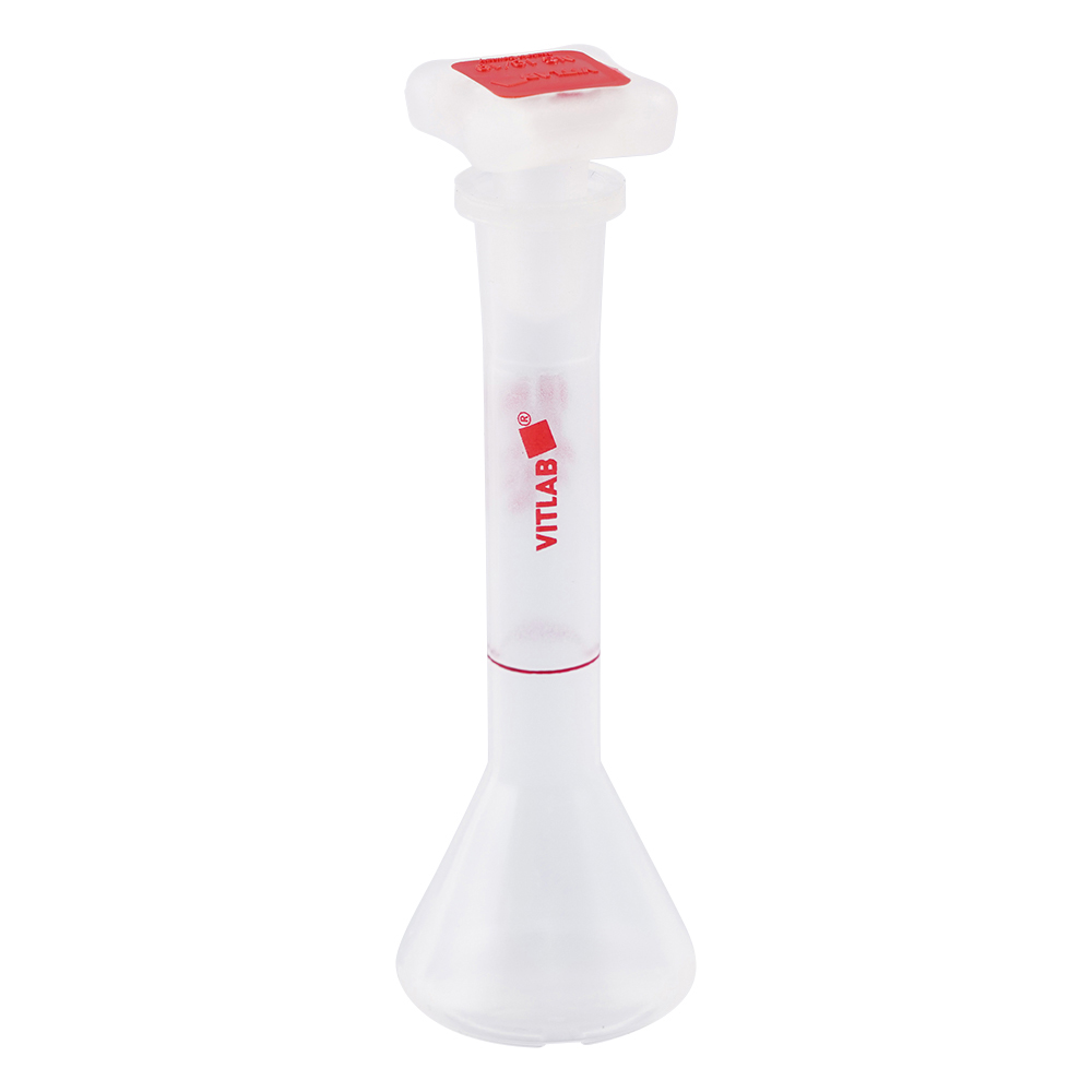 EMユーロPMPメスフラスコ(PP栓付き) 10mL 67795
