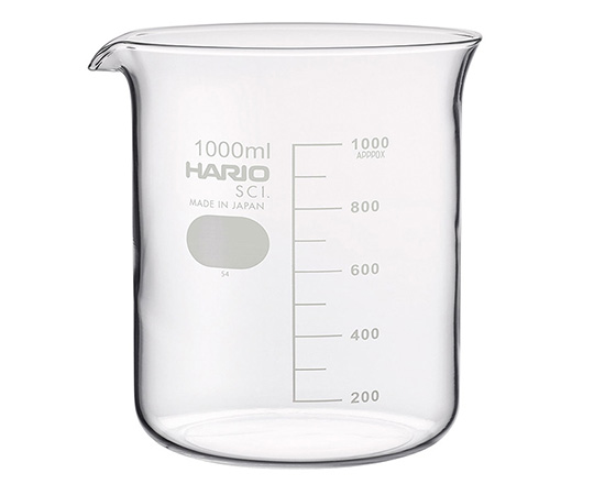 HARIO ビーカー 目安目盛付 1L