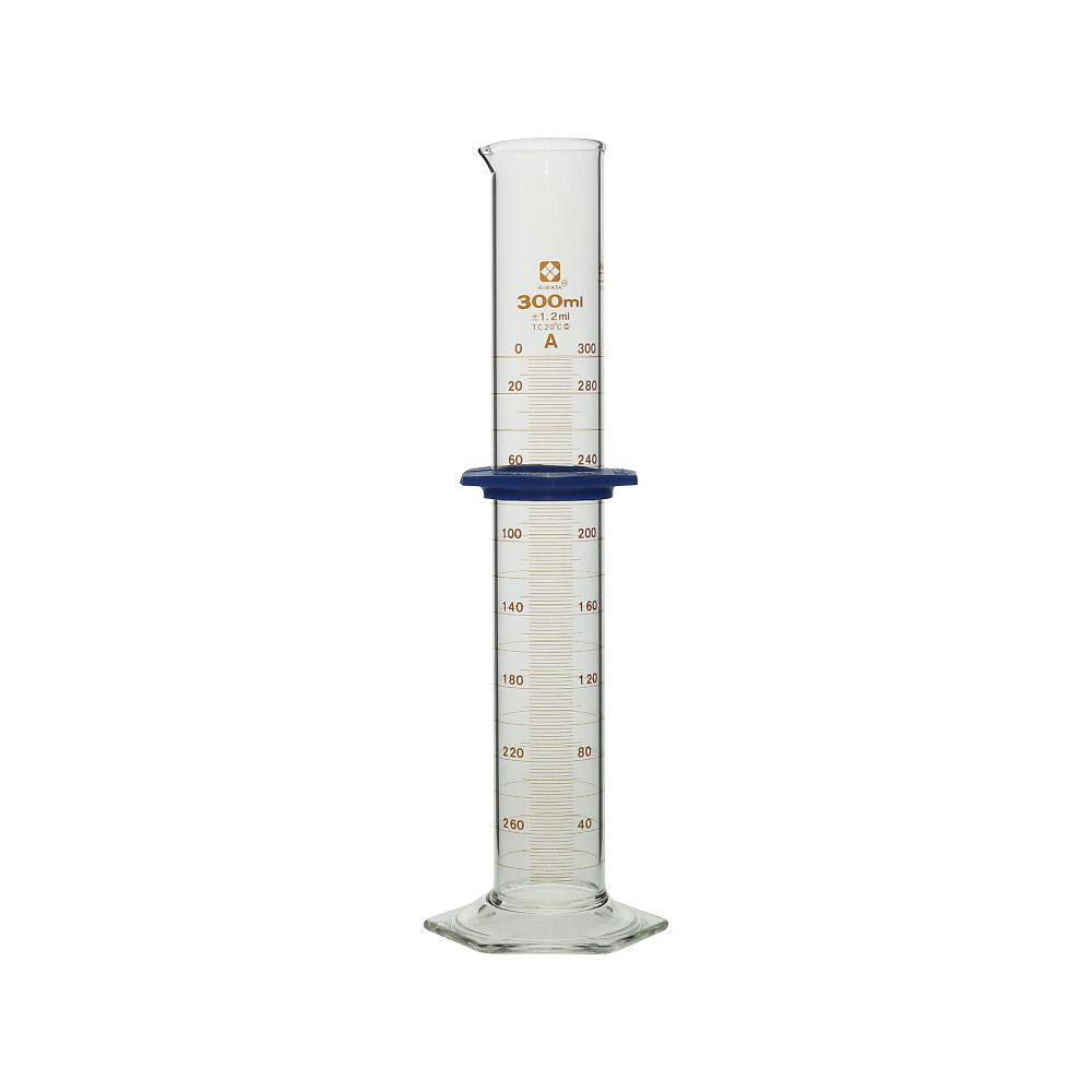 メスシリンダー バンパー付 スーパーグレード 300mL
