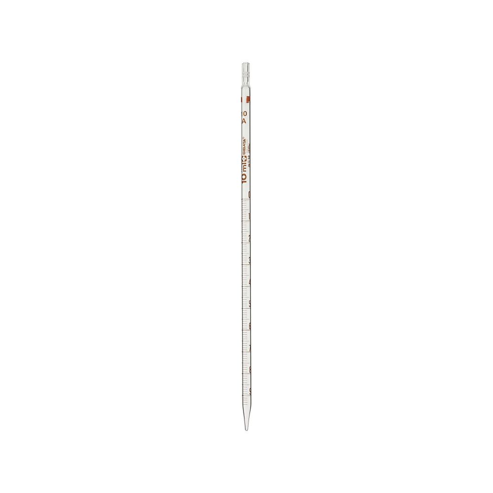 メスピペット 先端目盛 カラーコード付 スーパーグレード 10mL