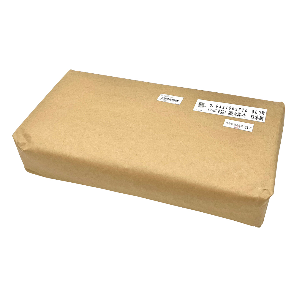 6-629-24 ポリ袋 0.03mm厚 450×670(500枚)