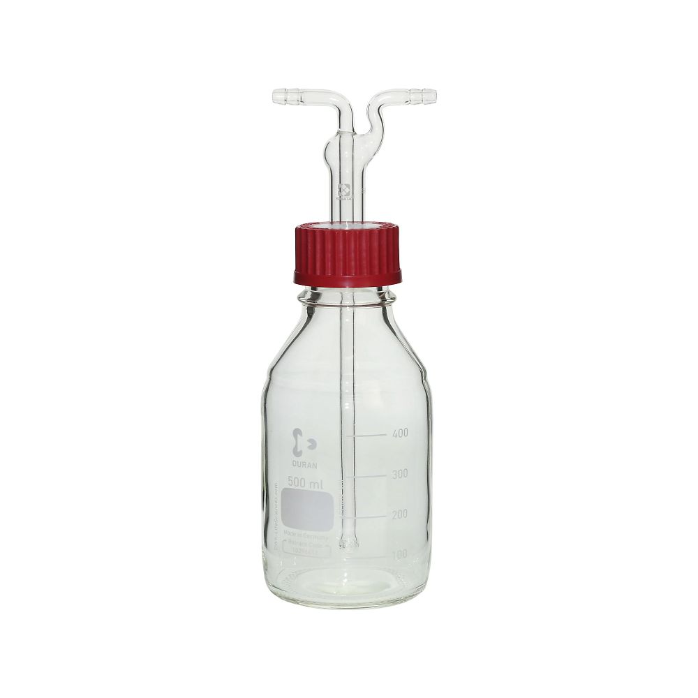 DURAN ねじ口洗浄瓶 ムエンケ式 500mL GL-45