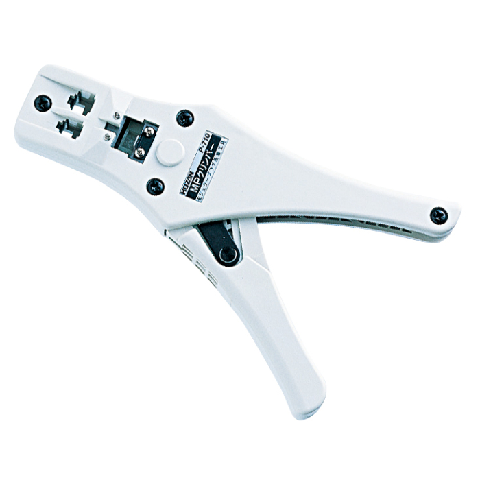 モジュラープラグ圧着工具