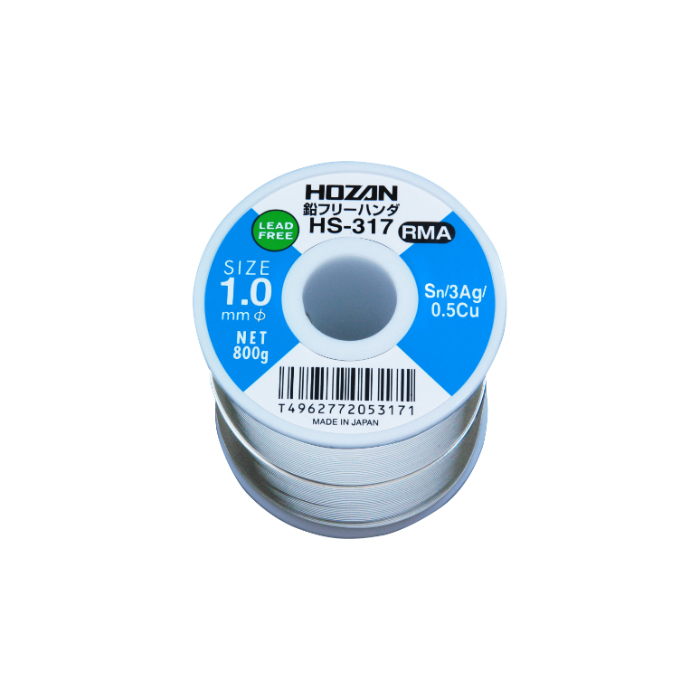 ハンダ(Sn-Ag・1.0mmφ・800g)