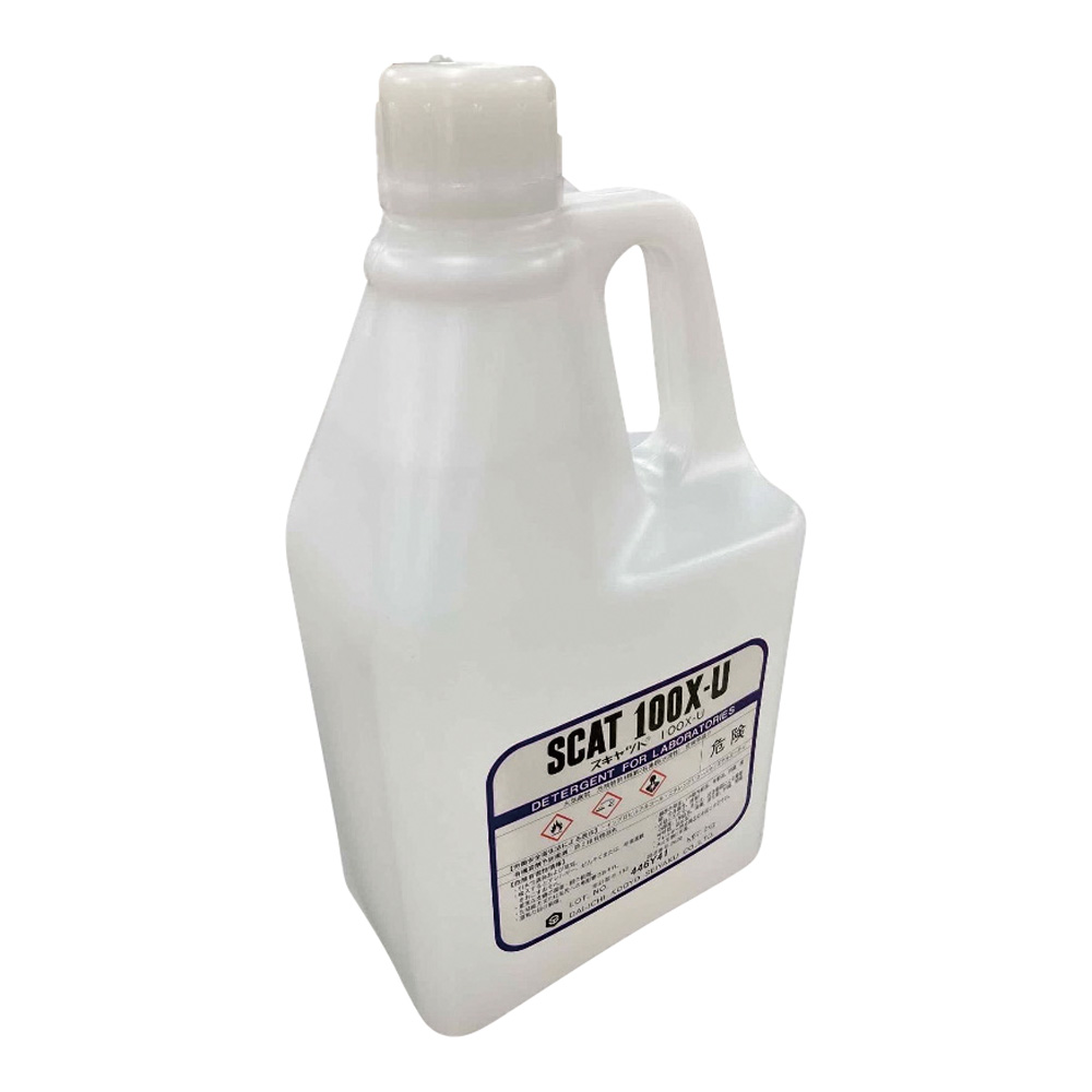 液体洗浄剤(スキャット)低泡性・アルカリ性・無リン 2kg 100X-U 100X-U(1本)