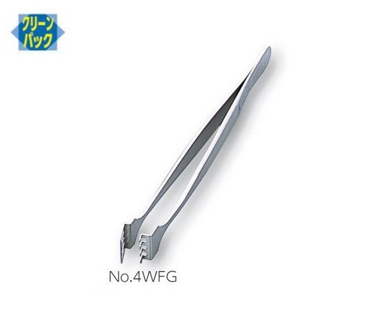 フラットピンセット No.4WFG